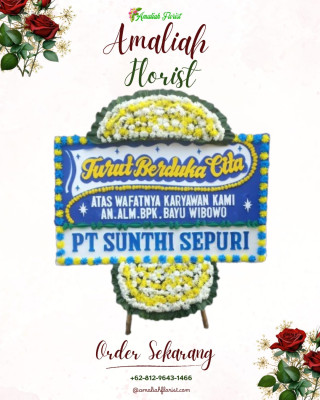Papan Bunga Duka di Ponggok